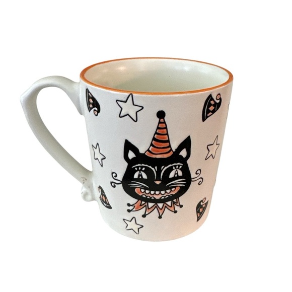 Eli + Ana Chill Cat Collection Black Cat Halloween Ceramic Coffee Tea Mug Cup - Picture 2 of 7